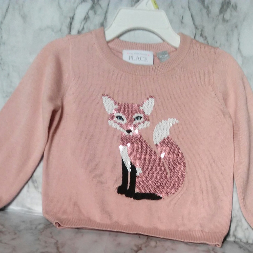 Sequin Fox Sweater